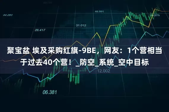聚宝盆 埃及采购红旗-9BE，网友：1个营相当于过去40个营！_防空_系统_空中目标