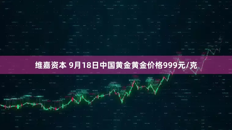 维嘉资本 9月18日中国黄金黄金价格999元/克